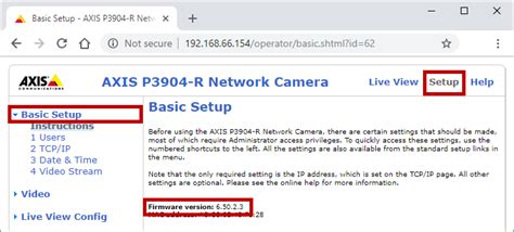 axis firmware update tool.